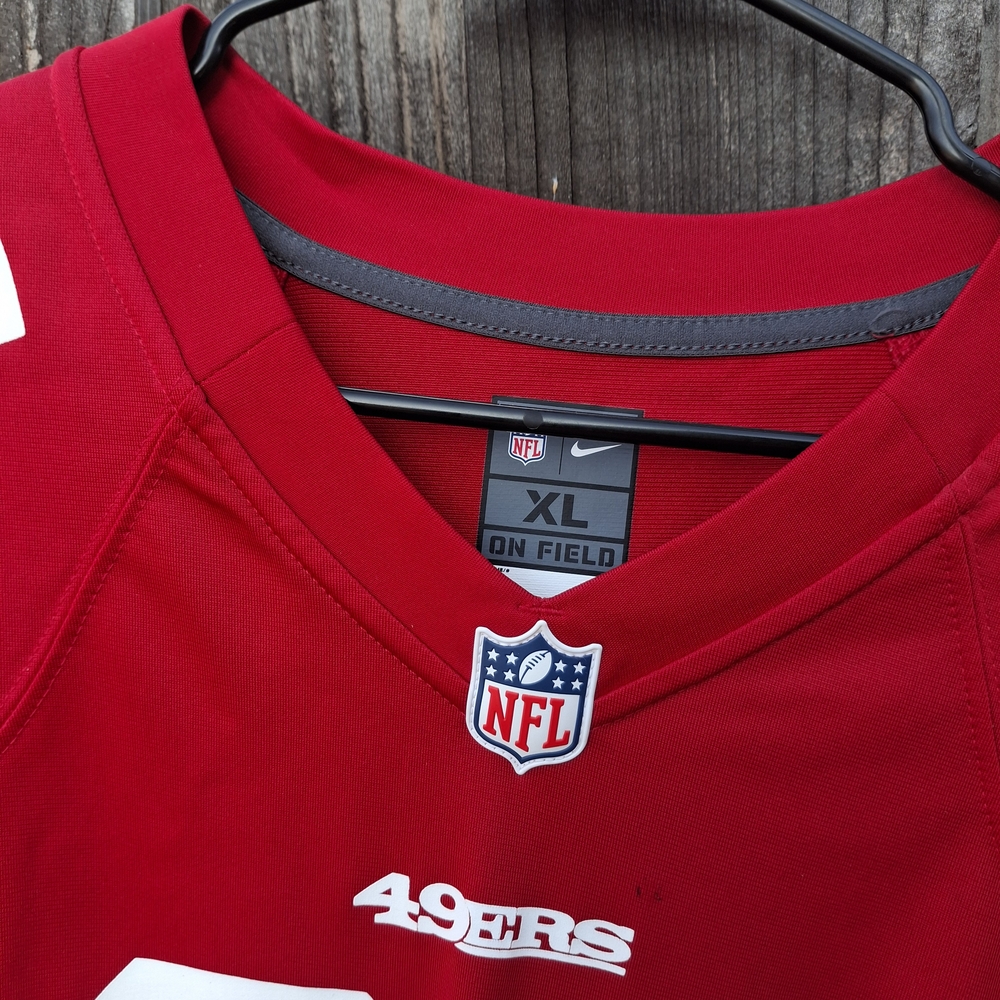 Nike Red NFL 49ers Jersey
